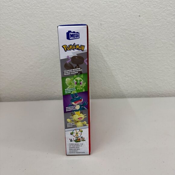 Mattel Mega Pokemon Ferris Wheel Fun 393 Piece Building Motion Toy Set NEW - Picture 8 of 9
